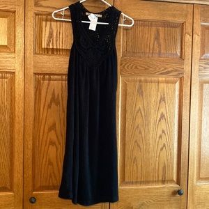 Moniteno black sweater dress